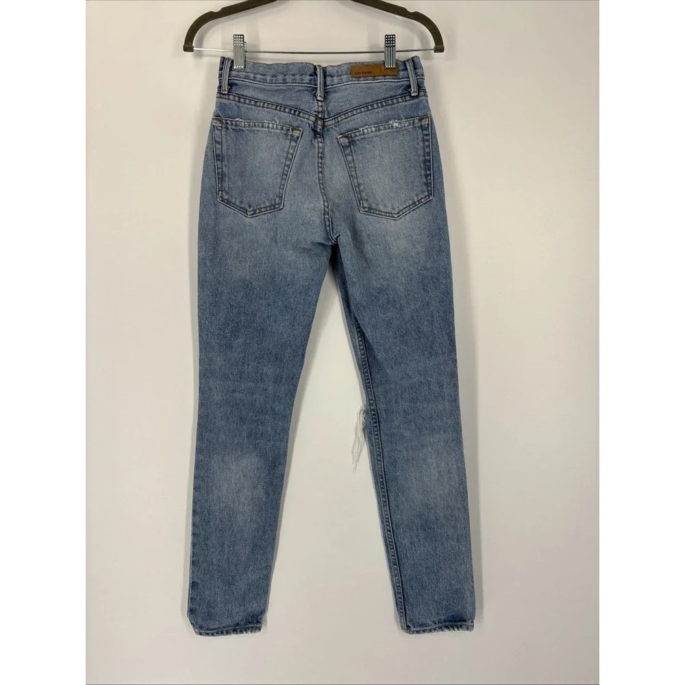 Grlfrnd Women's Distressed Karolina Jeans - Size 24